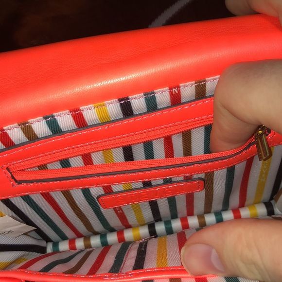 Neon Orange Steven by Steven Madden Cross Body Purse - Picture 8 of 15